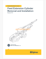 Epiroc Boomer S1K Component Removal and Installation Instructions