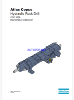 Atlas Copco Hydraulic Rock Drill COP 3038 Maintenance Manual