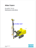 Atlas Copco PowerROC T25 DC Maintenance Manual