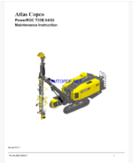 Atlas Copco PowerROC T35E 04/02 Maintenance Manual