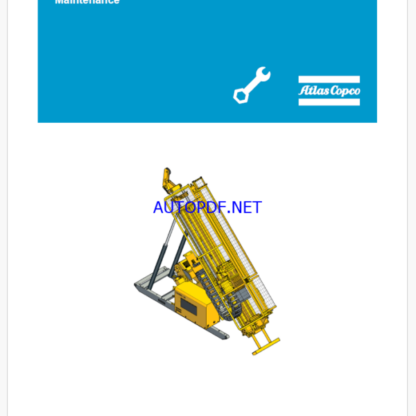 Atlas Copco Diamec PHC 6 Maintenance Manual