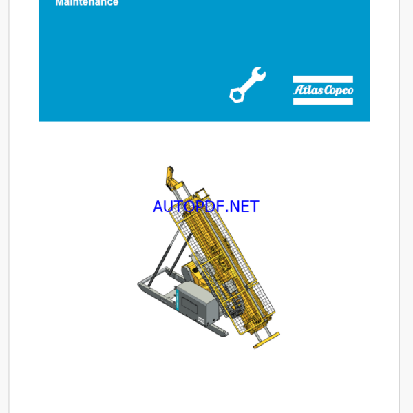 Atlas Copco Diamec Smart 6 Maintenance Manual