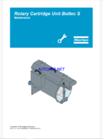 Atlas Copco Rotary Cartridge Unit Boltec S Maintenance Manual