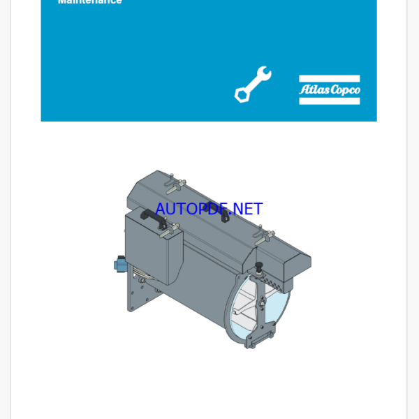 Atlas Copco Rotary Cartridge Unit Boltec S Maintenance Manual