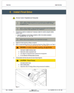 Epiroc SmartROC T45-10 Component Removal and Installation Instructions