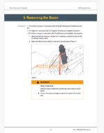 Epiroc Scooptram ST1520 Component Removal and Installation Instructions