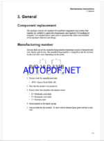 Atlas Copco Hydraulic Rock Drill COP 1840EX + Version F Maintenance Manual