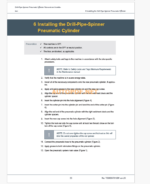 Epiroc Water Well Drill T3W Component Removal and Installation Instructions