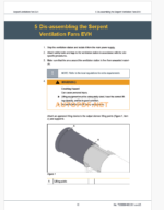 Epiroc Serpent Fans Component Removal and Installation Instructions