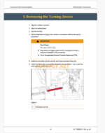 Epiroc Boomer L1 D Component Removal and Installation Instructions