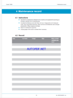 Atlas Copco Crawler T350D Maintenance Manual