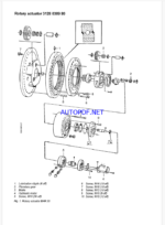 Atlas Copco Rotary actuator BHR 30 Maintenance Manual