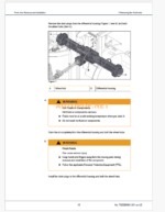 Epiroc Boomer S1K Component Removal and Installation Instructions