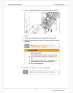 Epiroc Simba L6 C Component Removal and Installation Instructions