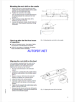 Atlas Copco Hydraulic feeds in the BMH 250 series Maintenance Manual