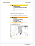 Epiroc SmartROC T45 Component Removal and Installation Instructions