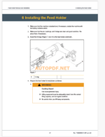 Epiroc Boomer S1 K Component Removal and Installation Instructions