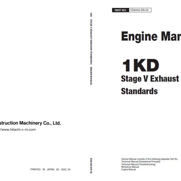 1KD Stage V Exhaust Emission Standards Engine Manual