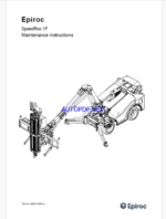 Atlas Copco SpeedRoc 1F Maintenance Manual