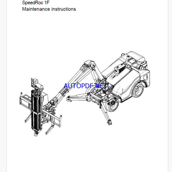 Atlas Copco SpeedRoc 1F Maintenance Manual