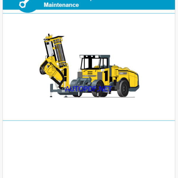 Atlas Copco Simba M6 C, L6 C Maintenance Manual