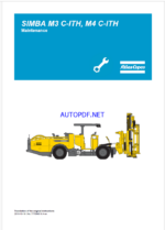 Atlas Copco SIMBA M3 C-ITH, M4 C-ITH Maintenance Manual