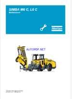 Atlas Copco SIMBA M6 C, L6 C Maintenance Manual