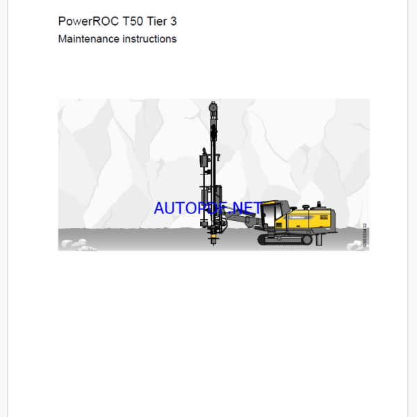 Atlas Copco PowerROC T50 Tier 3 Maintenance Manual