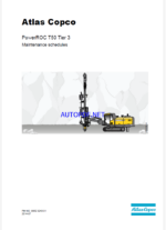 Atlas Copco PowerROC T50 Tier 3 Maintenance Manual