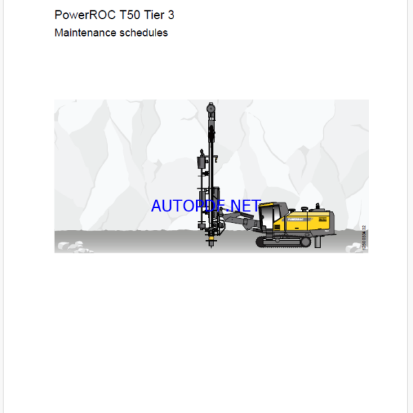 Atlas Copco PowerROC T50 Tier 3 Maintenance Manual