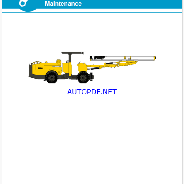 Atlas Copco Boomer S1 D Maintenance Manual