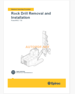 Epiroc PowerROC T35 Component Removal and Installation Instructions