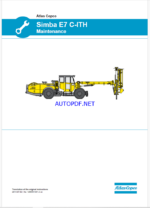 Atlas Copco Simba E7 CITH Maintenance Manual