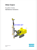 Atlas Copco PowerROC T25 DC Maintenance Manual