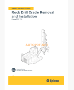 Epiroc PowerROC T35 Component Removal and Installation Instructions