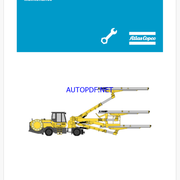 Atlas Copco BOOMER E3 C, XE3 C, WE3 C Maintenance Manual