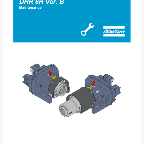 Atlas Copco Rotation Unit DHR 6H Ver. B Maintenance Manual