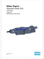 Atlas Copco Hydraulic Rock Drill COP 2238+ Version F Maintenance Manual