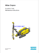 Atlas Copco PowerROC T35E Maintenance Manual