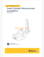 Epiroc PowerROC T35 Component Removal and Installation Instructions