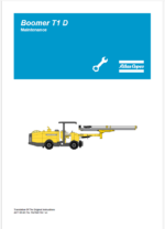 Atlas Copco Boomer T1 D Maintenance Manual