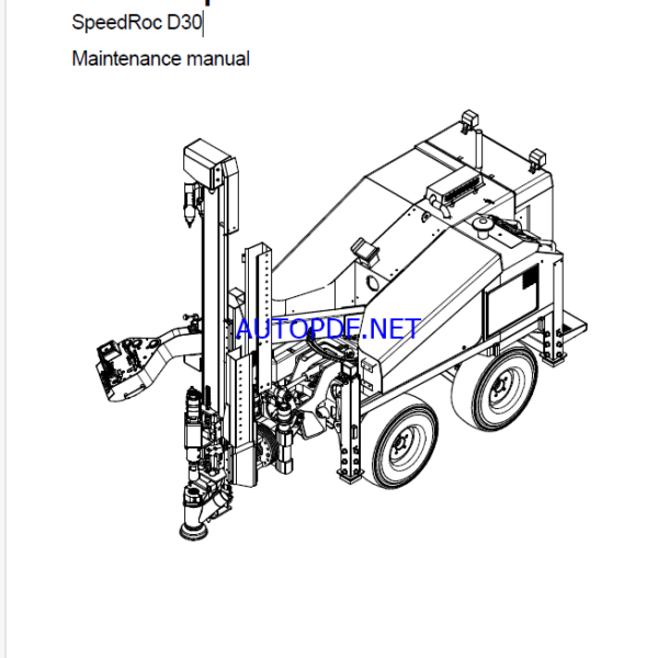 Atlas Copco SpeedRoc D30 Maintenance Manual