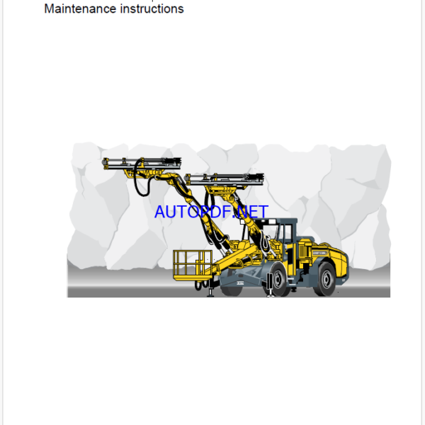 Atlas Copco Boomer L1 C, L2 C Maintenance Manual