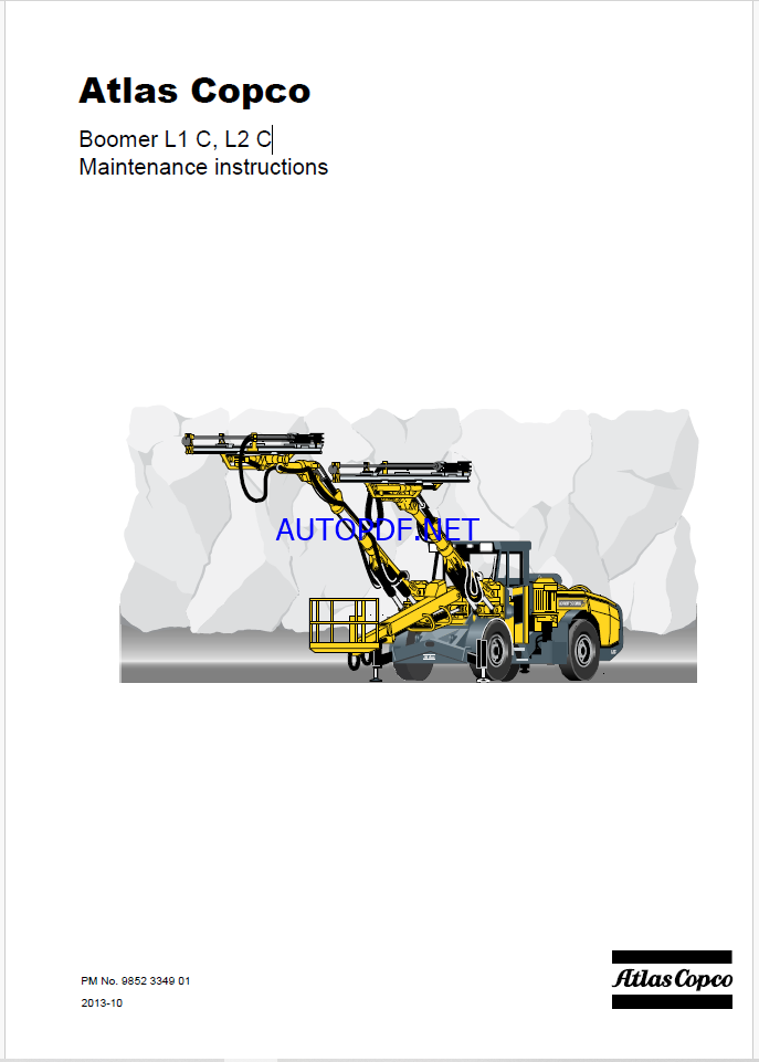 Atlas Copco Boomer L1 C, L2 C Maintenance Manual