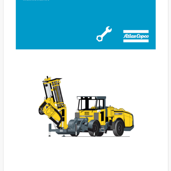 Atlas Copco SIMBA M6 C-ITH Maintenance Manual