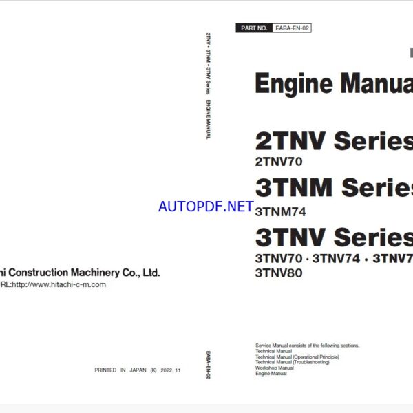 2TNV-3TNM3TNV Series Engine Manual