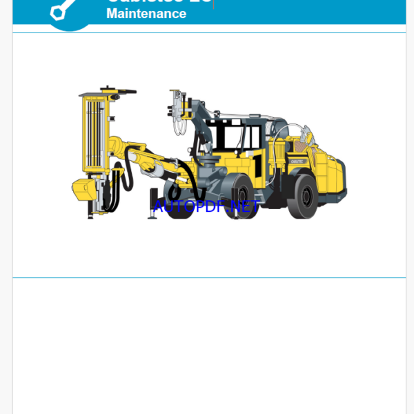 Atlas Copco Cabletec LC Maintenance Manual