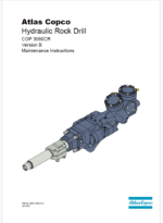 Atlas Copco Hydraulic Rock Drill COP 3060CR Version B Maintenance Manual