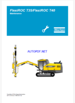 Atlas Copco FLEXIROC T35/FLEXIROC T40 Maintenance Manual