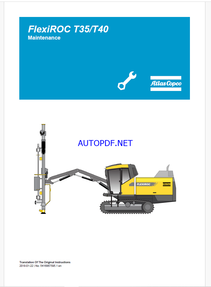 Atlas Copco FlexiROC T35/T40 Maintenance Manual